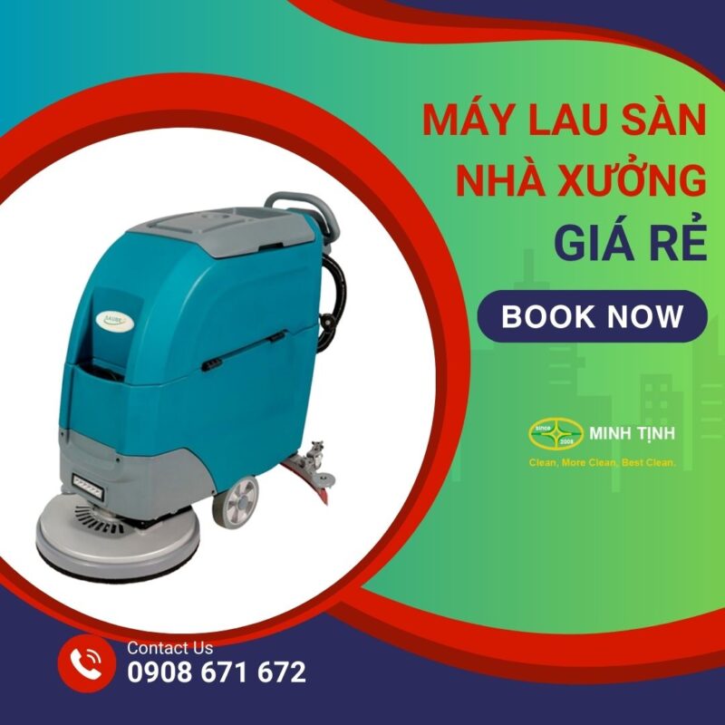 Máy lau sàn nhà xưởng giá rẻ