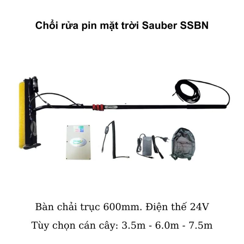 Chổi rửa pin mặt trời Sauber SSBN