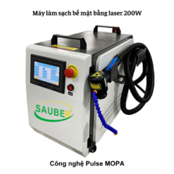 Máy làm sạch bề mặt bằng laser 200W Sauber công nghệ Pulse MOPA